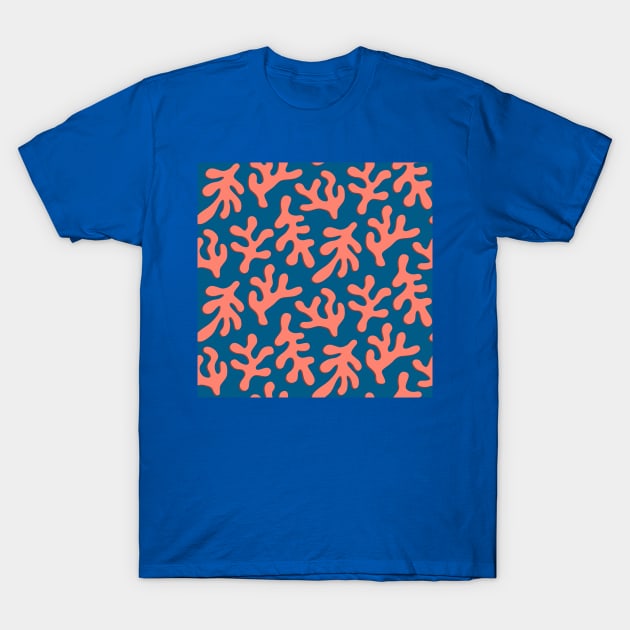 Wavy Navy Seaweeds T-Shirt by Salty Siren Studios